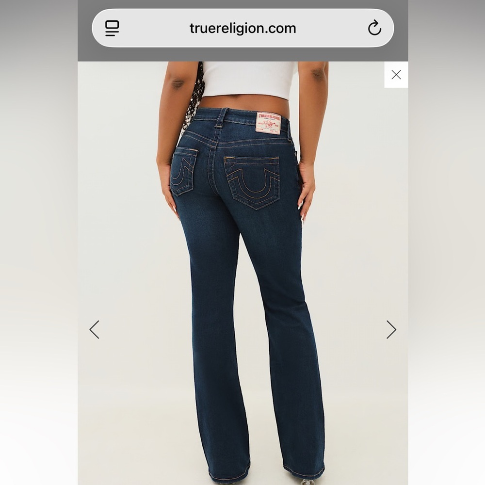 brand new dark wash true religion denim jeans - Picture 3 of 8